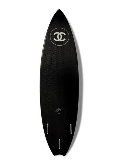 chanel limited edition black carbon surfboard